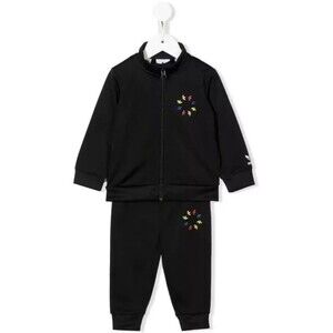 Adidas Adicolor Trefoil Logos Toddler Track Suit  12 Months   Black